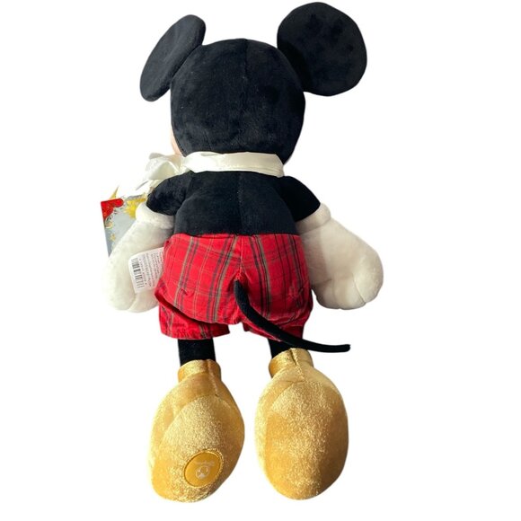 Christmas Disney Store Mickey Mouse Plush Toy 16" NWT Gift Tag Original Package - Picture 9 of 11